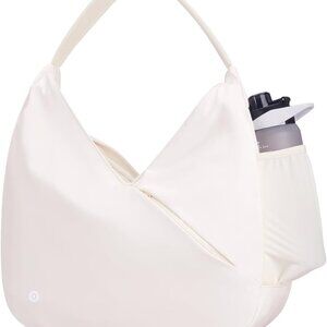 Large Gym Bag for Women Sports Duffel Bag with Hidden Yoga Mat Holder & Shoe Com